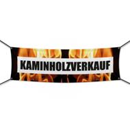 Kaminholz Verkauf Werbebanner, Banner in 6 Größen (2330)